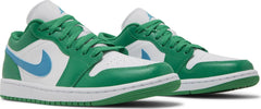 Nike Womens Air Jordan 1 Low Sneakers - 'Lucky Green'