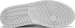 Nike Womens Air Jordan 1 Mid SE Sneakers - 'Light Steel Grey Canvas'