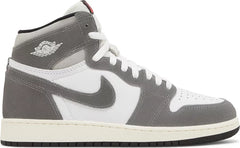 Nike Grade School Womens Air Jordan 1 Retro High OG Sneakers - 'Washed Black'
