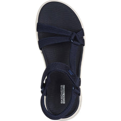 Women's Wide Fit Skechers 141451 Go Walk Flex Sublime Sandals