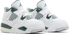 Nike Toddlers Air Jordan 4 Retro Sneakers - 'Oxidized Green'
