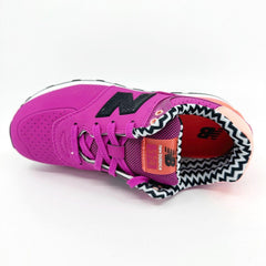 New Balance 574 Classics Magenta Black Kids Running Sneakers KL574A3P