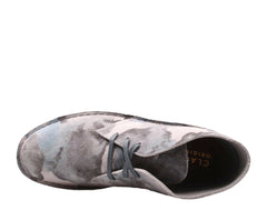 Clarks Originals Desert Coal Men Casual Chukka Boots Blue Camo
