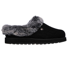 Womens Wide Fit Skechers Bobs Ice Angel 31204W Mule Slippers