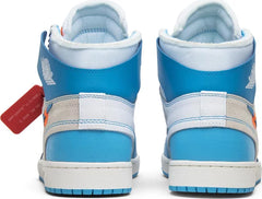 Nike Mens Off-White x Air Jordan 1 Retro High OG Sneakers - 'UNC'