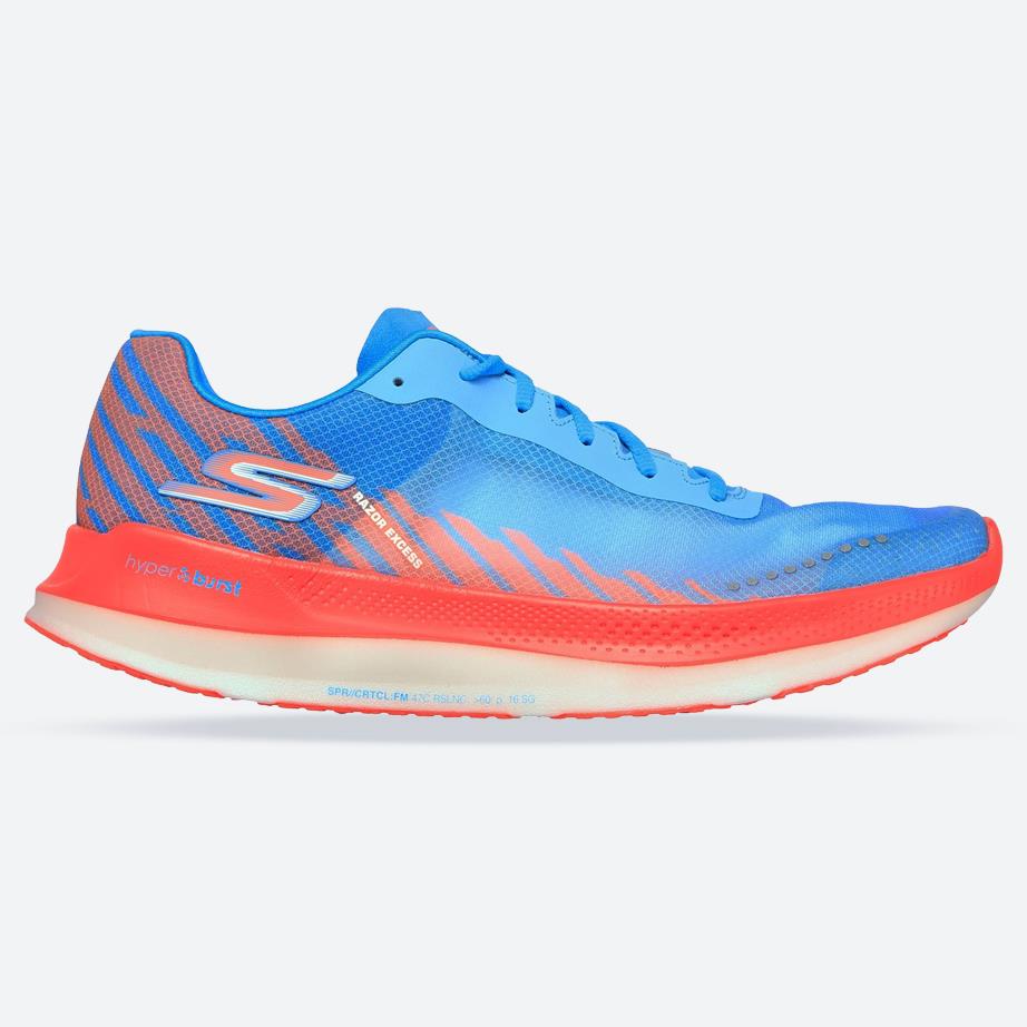 Men's Wide Fit Skechers Go Run Razor Excess Sports Trainers