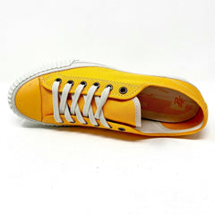 PF Flyers Center Lo Riess Orange White Womens Retro Sneakers PM11CL2D