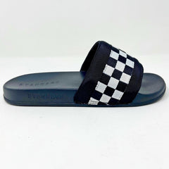 STNDRD Standard Los Angeles Monaco Checkerboard Black White Womens Sandals