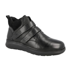 Men's Wide Fit DB Solomon Boots - Black Lea / Suede