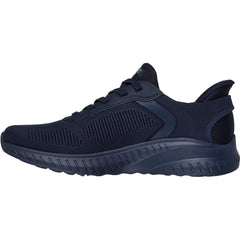 Men's Wide Fit Skechers Slip-ins 118312 Bobs Sport Squad Chaos Solid Step Trainers