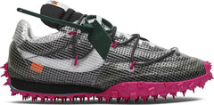 Nike Womens Off-White x Wmns Waffle Racer Sneakers - 'Fuchsia'