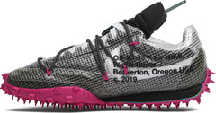 Nike Womens Off-White x Wmns Waffle Racer Sneakers - 'Fuchsia'