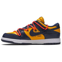 Nike Mens Off-White x Dunk Low Sneakers - 'University Gold'