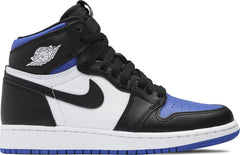 Nike Grade School Womens Air Jordan 1 Retro High OG Sneakers - 'Royal Toe'