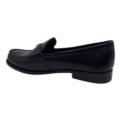 Tory Burch Classic Loafer Perfect Black Womens Casual Goat Leather Loafer
