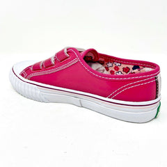 PF Flyers Center Lo Laceless Fuchsia Pink Kids Laceless Casual Shoes PK08CV1D