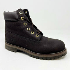 Timberland 6 inch Waterproof Brown Leather Kids Youth Outdoor Boots 34989
