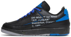 Nike Mens Off-White x Air Jordan 2 Retro Low SP Sneakers - 'Black Varsity Royal'