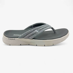 Skechers Go Walk Flex Overjoy Grey Womens Sandal Thong