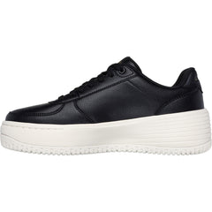 Women's Wide Fit Skechers 185110 Court Classics Grand 92 Be Lifted Trainers - Black