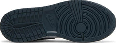 Nike Grade School Womens Air Jordan 1 Mid Sneakers - 'Armory Navy'