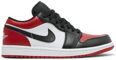 Nike Mens Air Jordan 1 Low Sneakers - 'Bred Toe'