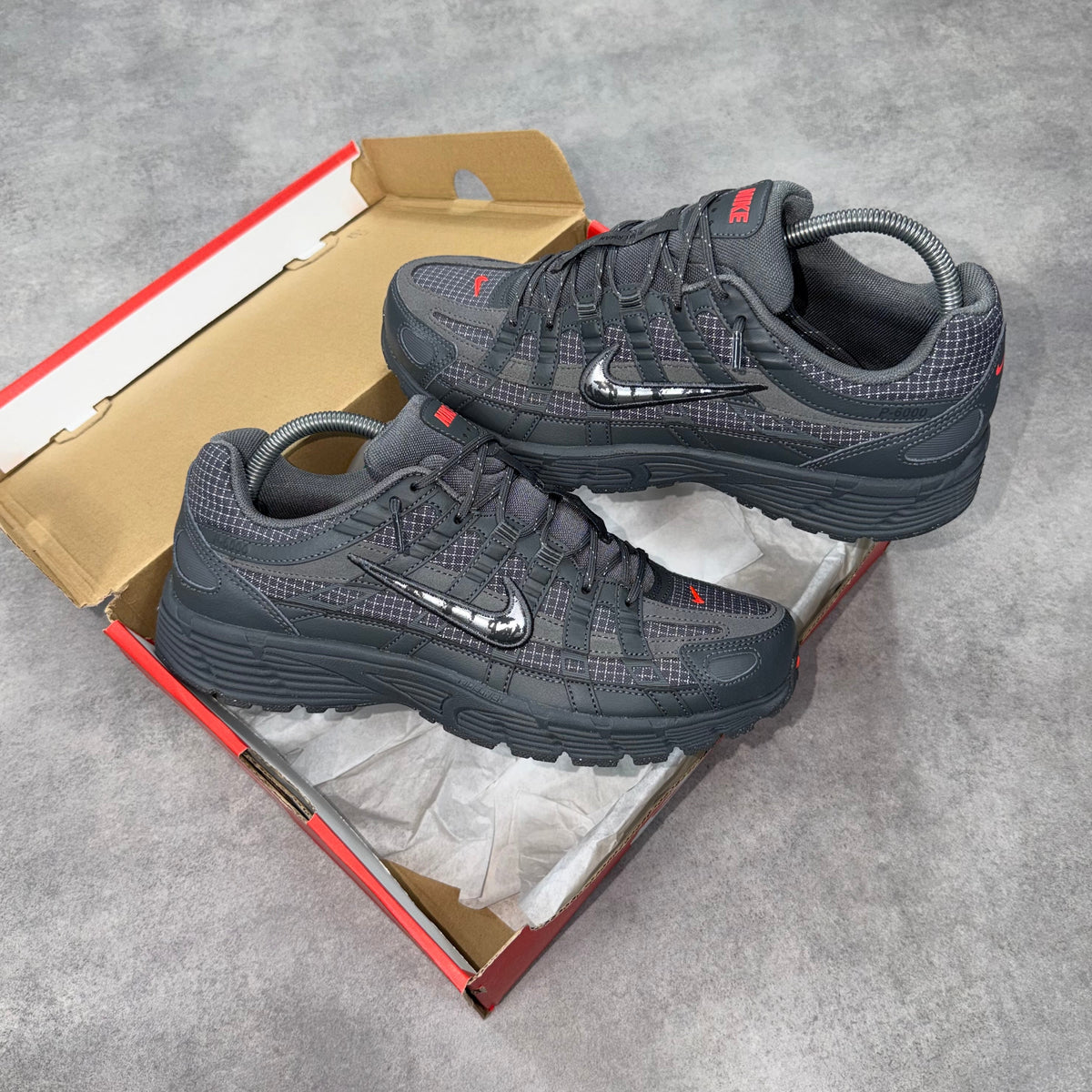 Nike P-6000 Metallic Iron Grey