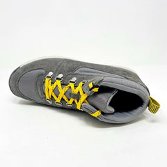 Timberland Earthkeeper GT Scramble Mid Nubuck Gray Yellow Kids Boots 4893R