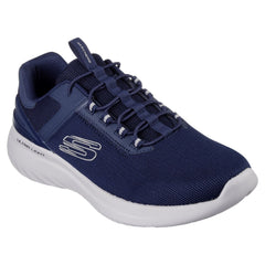 Men's Wide Fit Skechers 232673 Bounder 2.0 Anako Trainers - Navy