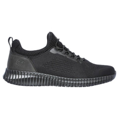 Men's Wide Fit Skechers 77188EC Cessnock Occupational Trainers - Black