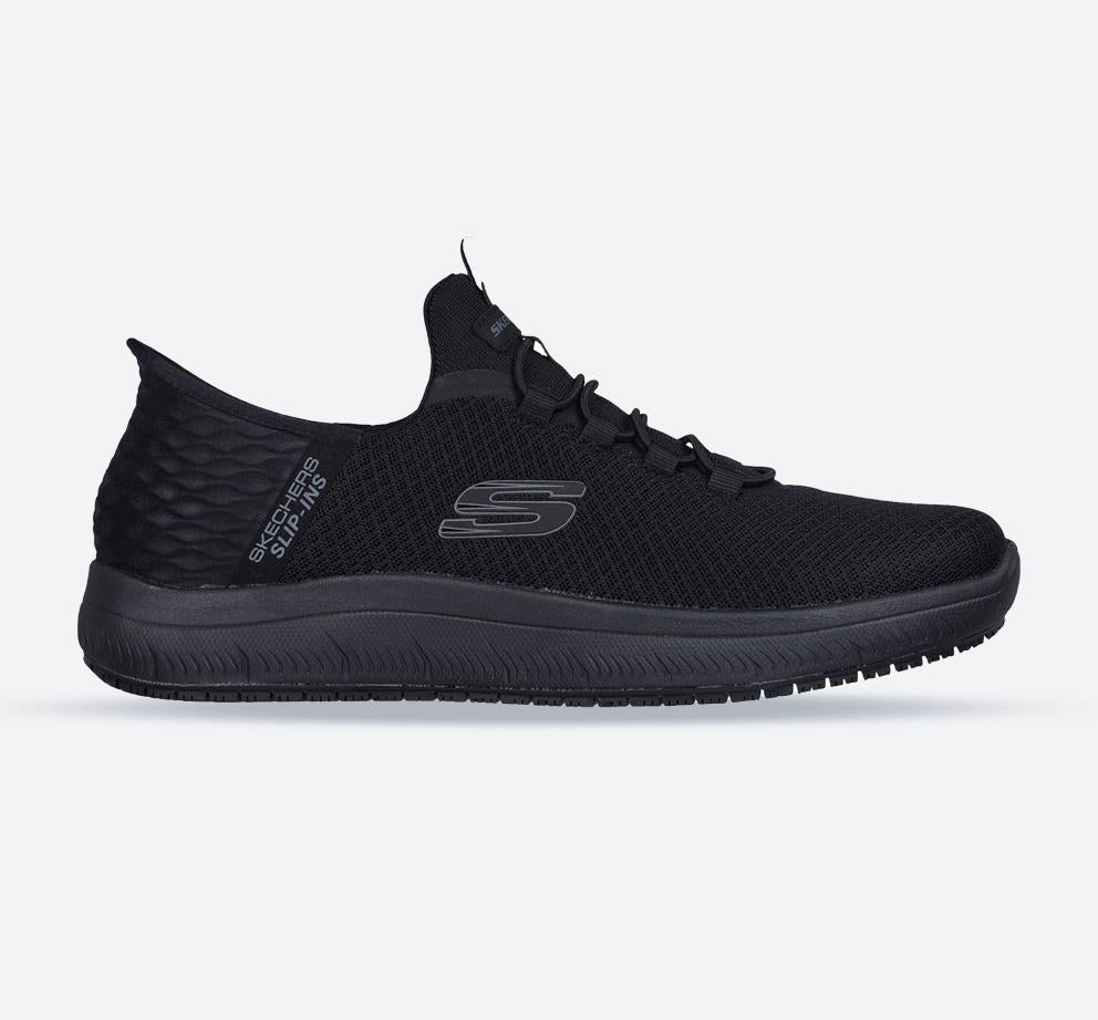 Men's Wide Fit Skechers 200205 Summits Slip-ins Colsin Work Trainers