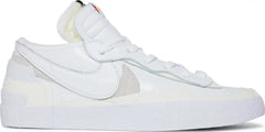 Nike Mens Sacai x Blazer Low Sneakers - 'White Patent'