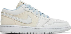 Nike Womens Air Jordan 1 Low Sneakers - 'Sail Canvas'