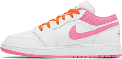 Nike Grade School Womens Air Jordan 1 Low Sneakers - 'Pinksicle'