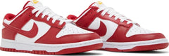 Nike Mens Dunk Low Retro Sneakers - 'Gym Red'