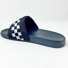 STNDRD Standard Los Angeles Monaco Checkerboard Black White Womens Sandals