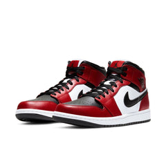NIKE Air Jordan 1 Mid 'Chicago Black Toe' Men's Sneakers