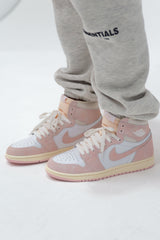 Nike Womens Air Jordan 1 Retro High OG Sneakers - 'Washed Pink'