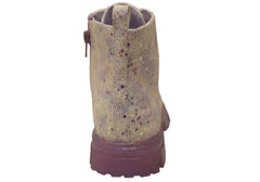Grosby Kids Koko Lights Comfortable Girls Ankle Boots