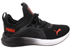 Puma Softride Enzo 5 Mens Comfortable Shoes Black Red