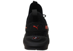 Puma Softride Enzo 5 Mens Comfortable Shoes Black Red