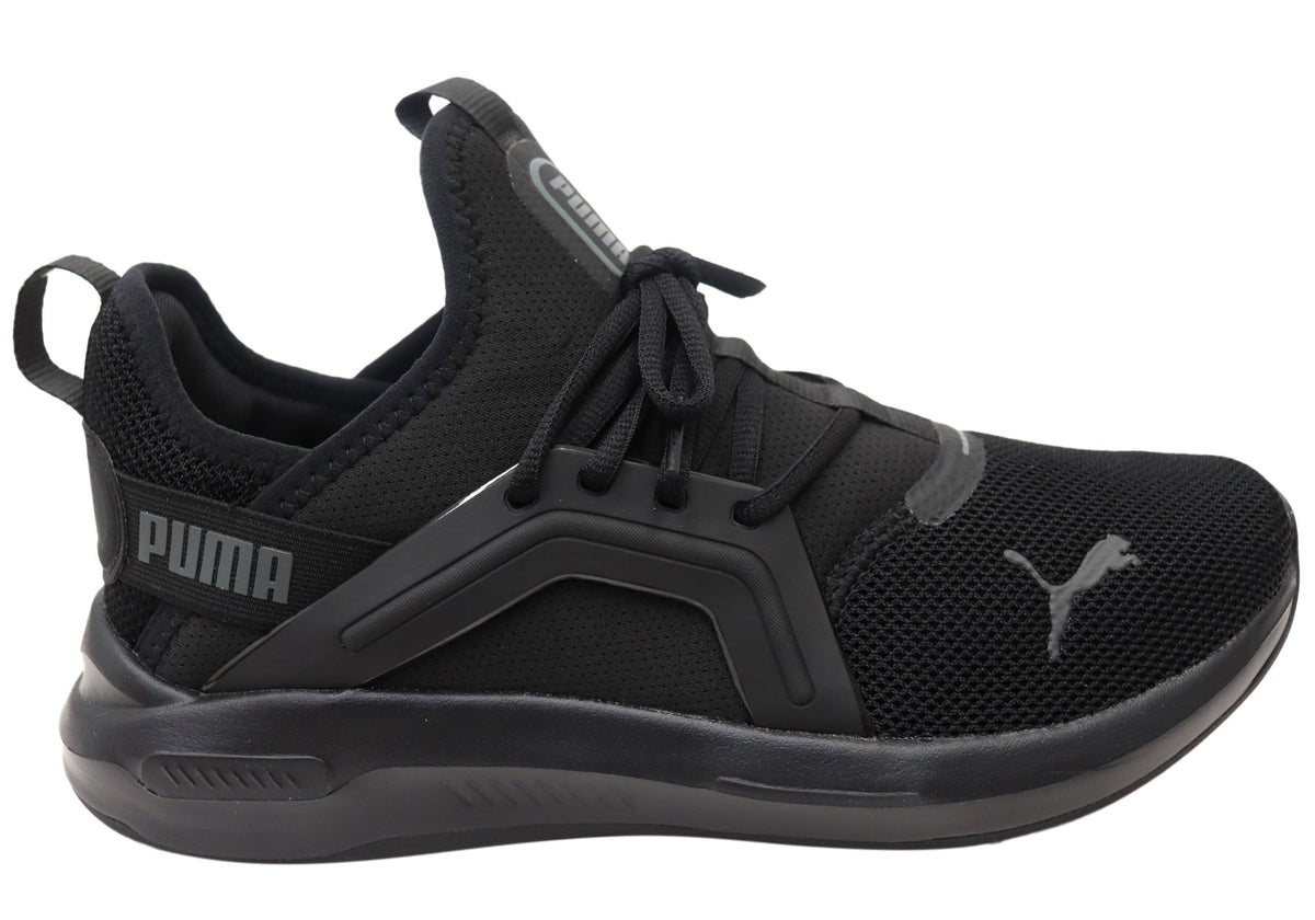 Puma Softride Enzo 5 Mens Comfortable Shoes Black Grey