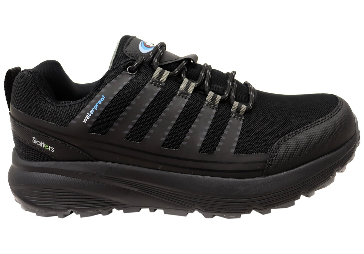 Slatters Wilderness Mens Comfortable Lace Up Waterproof Walking Shoes