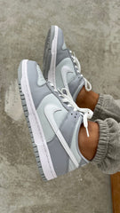 Nike Grade School Womens Dunk Low Sneakers - 'Pure Platinum Wolf Grey'