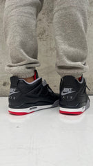 Nike Grade School Womens Air Jordan 4 Retro Sneakers - 'Bred Reimagined'