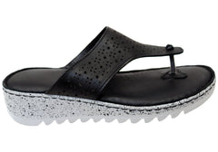 Orizonte Beau Womens Comfortable European Leather Thongs Sandals