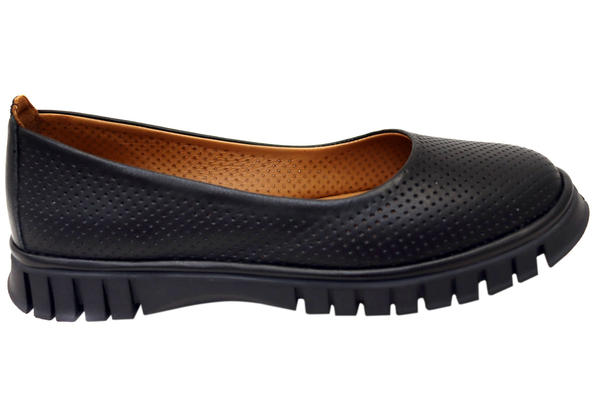 Orizonte Virgo Womens European Leather Comfortable Shoes