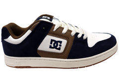DC Shoes Mens Manteca 4 Comfortable Leather Shoes Tan Brown