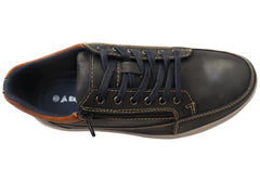 Explorer Rico Mens Comfortable Leather Lace Up Casual Shoes