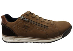 Pegada Brock Mens Slip On Comfortable Brazilian Leather Casual Shoes